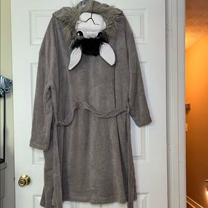 Briefly Stated plush llama robe mens size L/XL